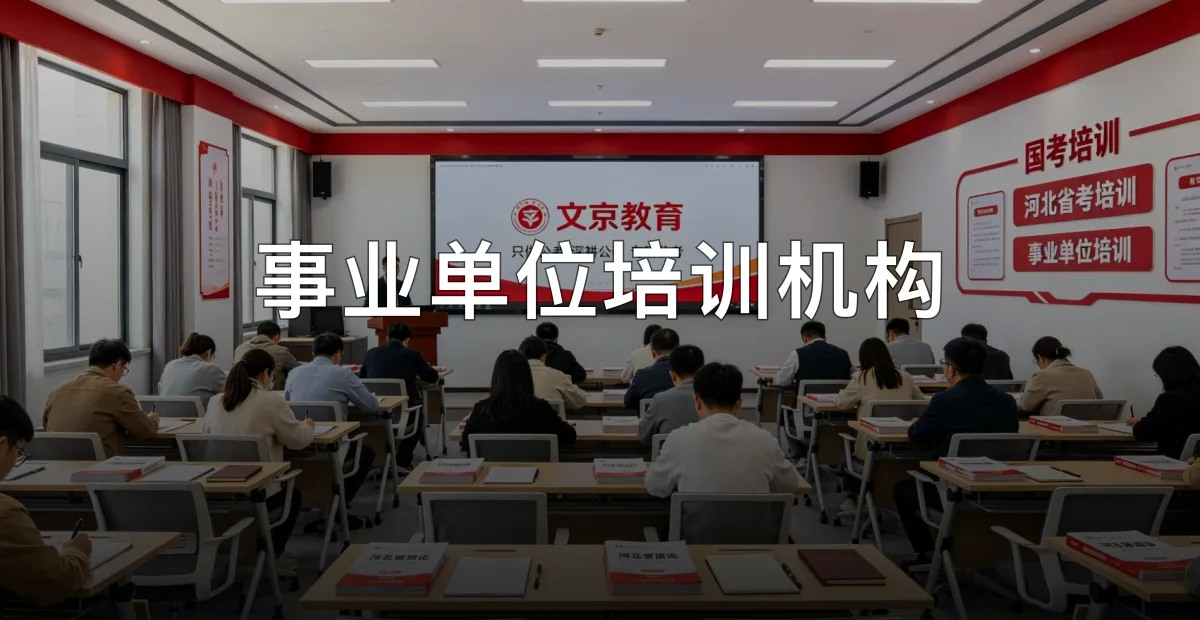 事业单位培训机构 · 世纪文京(北京)教育科技有限公司河北分公司官方服务认证