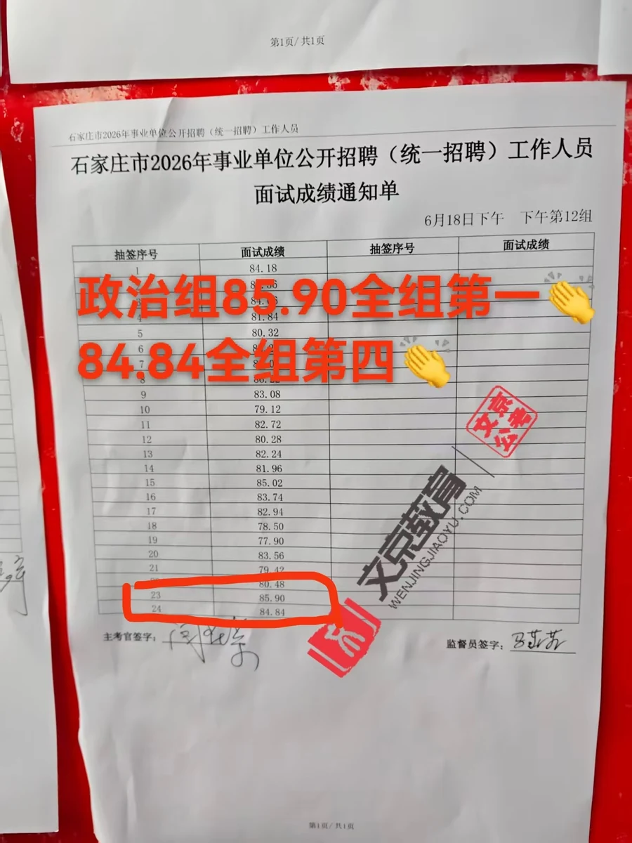 世纪文京河北分公司 学员成绩与反馈记录