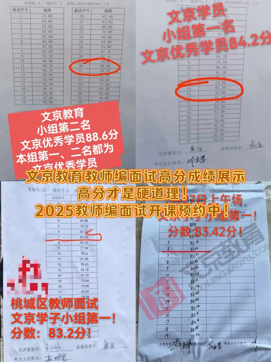 世纪文京河北分公司 学员成绩与反馈记录